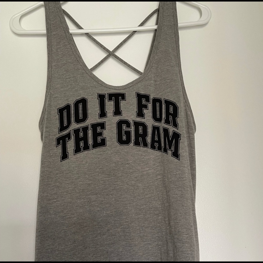 Victoria’s Secret tank top “do it for the gram”